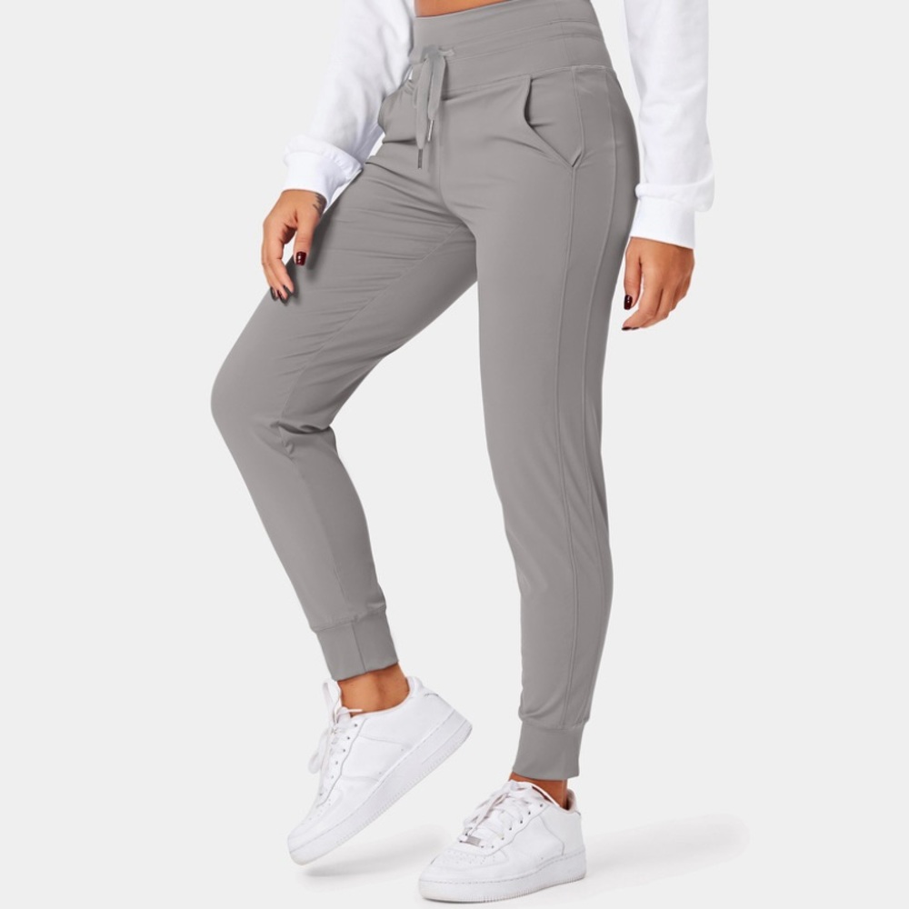 Halara Drawstring Joggers, Grey, Large